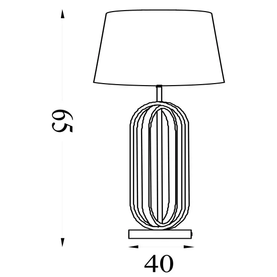 Searchlight Chic narancs asztali lámpa (SL-91101OR) E27 1 izzós IP20