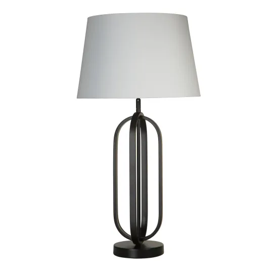 Searchlight Chic fehér asztali lámpa (SL-91101WH) E27 1 izzós IP20