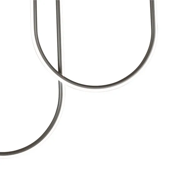 Searchlight Chime fekete LED függesztett lámpa (SL-23325BK) LED 3 izzós IP20