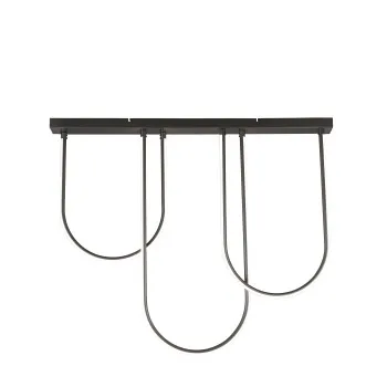 Searchlight Chime fekete LED függesztett lámpa (SL-23325BK) LED 3 izzós IP20