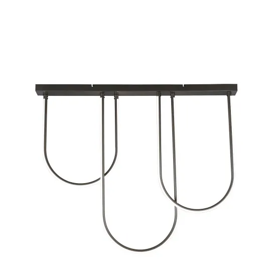 Searchlight Chime fekete LED függesztett lámpa (SL-23325BK) LED 3 izzós IP20