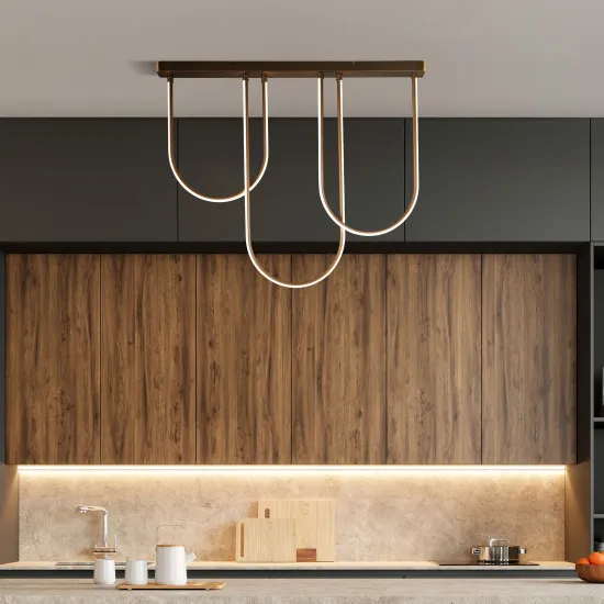 Searchlight Chime bronz LED függesztett lámpa (SL-23325BZ) LED 3 izzós IP20