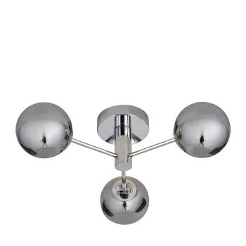 Searchlight Churchill króm mennyezeti lámpa (SL-60812-3SM) G9 3 izzós IP20