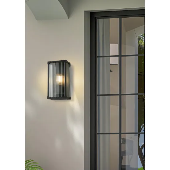 Searchlight Cincinnati fekete kültéri fali lámpa (SL-39340BK) E27 1 izzós IP44