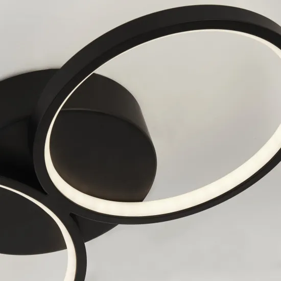 Searchlight Cirque fekete LED mennyezeti lámpa (SL-25772-4BK) LED 1 izzós IP20