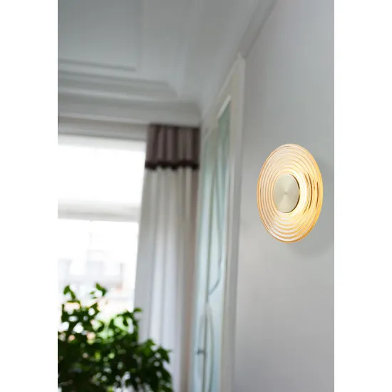 Searchlight Cleo sárgaréz-borostyán LED fali lámpa (SL-32210AM) LED 1 izzós IP20