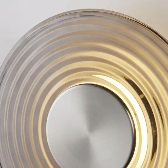 Searchlight Cleo nikkel LED fali lámpa (SL-32210GY) LED 1 izzós IP20