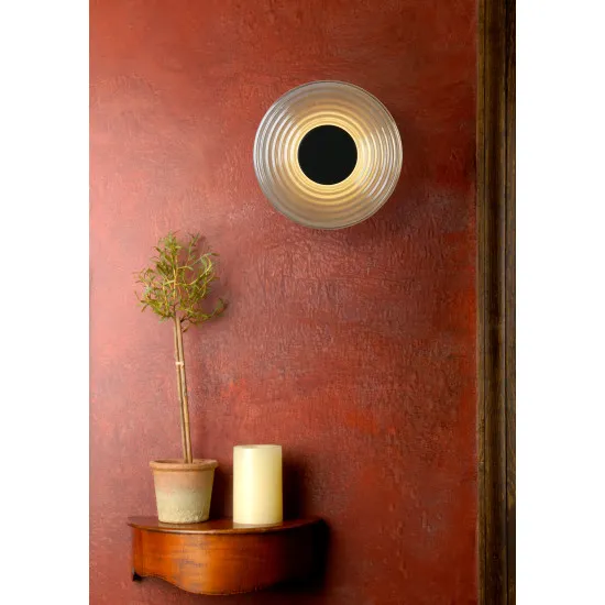 Searchlight Cleo fekete-füstszínű LED fali lámpa (SL-32210SM) LED 1 izzós IP20