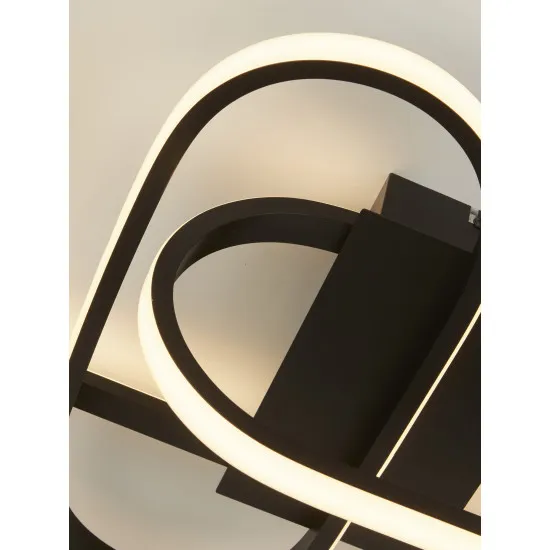 Searchlight Clip fekete LED mennyezeti lámpa (SL-61774BK) LED 1 izzós IP20