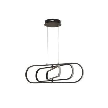 Searchlight Clip fekete LED függesztett lámpa (SL-61775BK) LED 1 izzós IP20