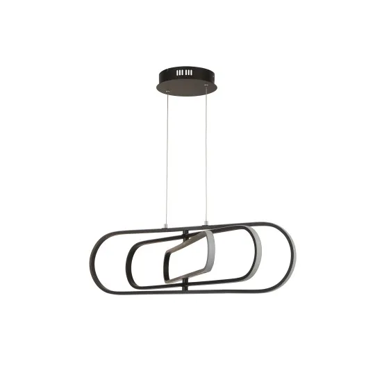 Searchlight Clip fekete LED függesztett lámpa (SL-61775BK) LED 1 izzós IP20