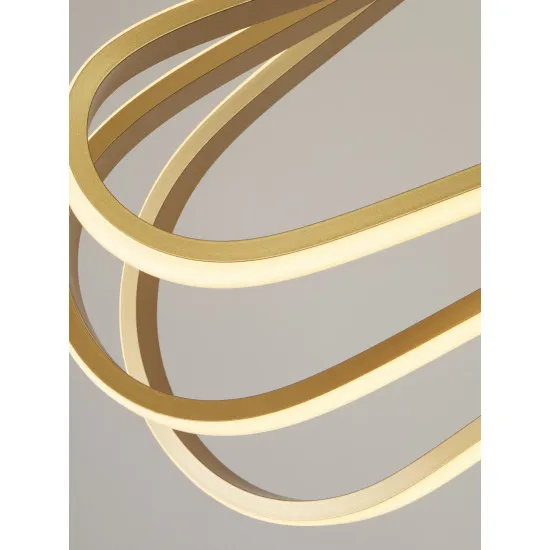 Searchlight Clip arany LED függesztett lámpa (SL-61775GO) LED 1 izzós IP20