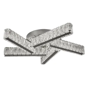 Searchlight Clover króm-átlátszó LED mennyezeti lámpa (SL-8125-5CC) LED 1 izzós IP20