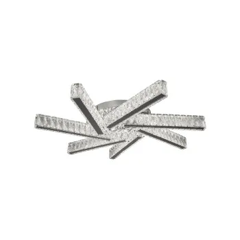 Searchlight Clover króm-átlátszó LED mennyezeti lámpa (SL-8127-7CC) LED 1 izzós IP20