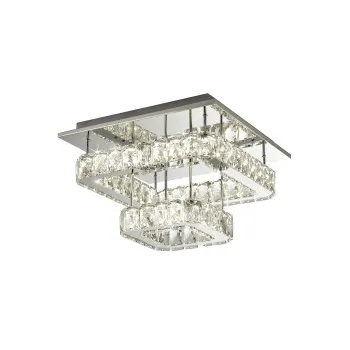 Searchlight Clover króm-átlátszó LED mennyezeti lámpa (SL-8952CC) LED 1 izzós IP20