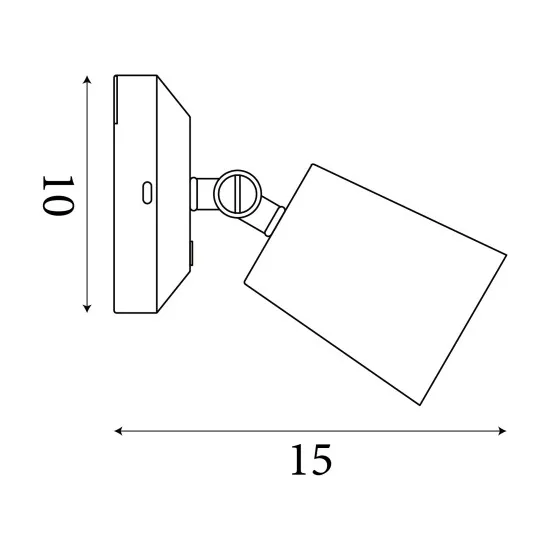 Searchlight Cone arany újratölthető LED fali lámpa (SL-23340GO) LED 1 izzós IP20
