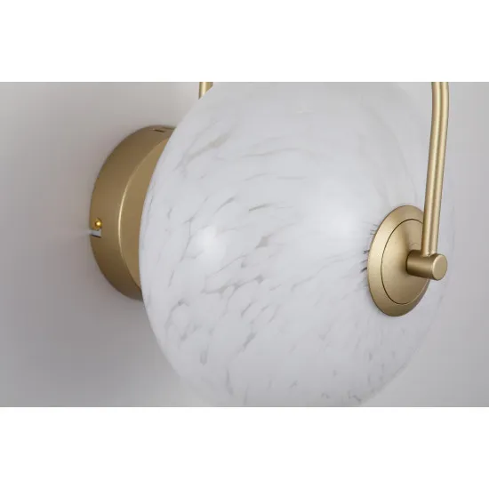 Searchlight Confetti arany-fehér fali lámpa (SL-80821-1GO) LED 1 izzós IP20