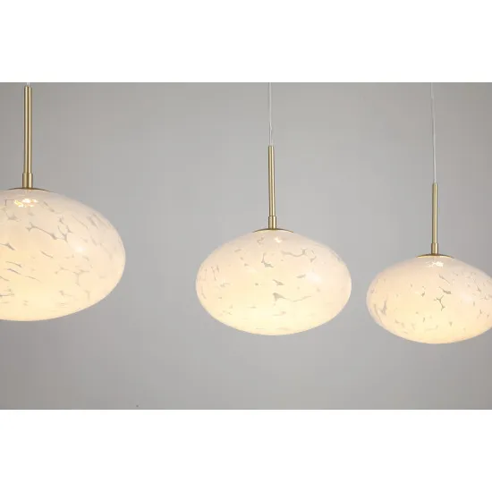 Searchlight Confetti arany-fehér LED függesztett lámpa (SL-80823-3GO) LED 3 izzós IP20