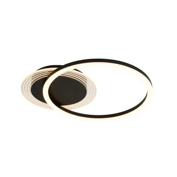 Searchlight Contour fekete LED mennyezeti lámpa (SL-13650BK) LED 1 izzós IP20