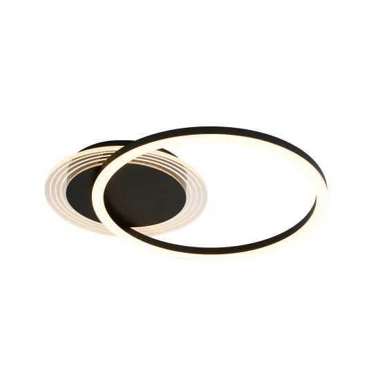 Searchlight Contour fekete LED mennyezeti lámpa (SL-13650BK) LED 1 izzós IP20