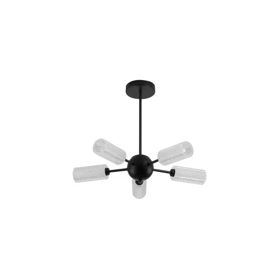 Searchlight Cosmic fekete mennyezeti lámpa (SL-96505-5BK) G9 5 izzós IP20