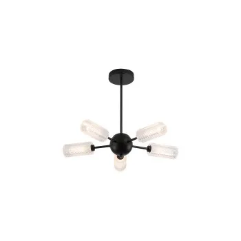 Searchlight Cosmic fekete mennyezeti lámpa (SL-96505-5BK) G9 5 izzós IP20