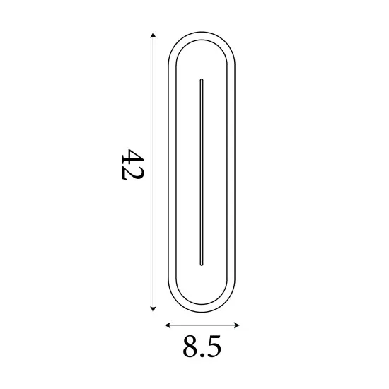 Searchlight Couper sárgaréz fürdőszobai LED tükörmegvilágító lámpa (SL-55910SB) LED 1 izzós IP44