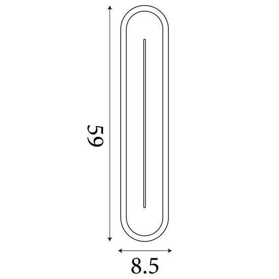 Searchlight Couper sárgaréz fürdőszobai LED tükörmegvilágító lámpa (SL-55911SB) LED 1 izzós IP44