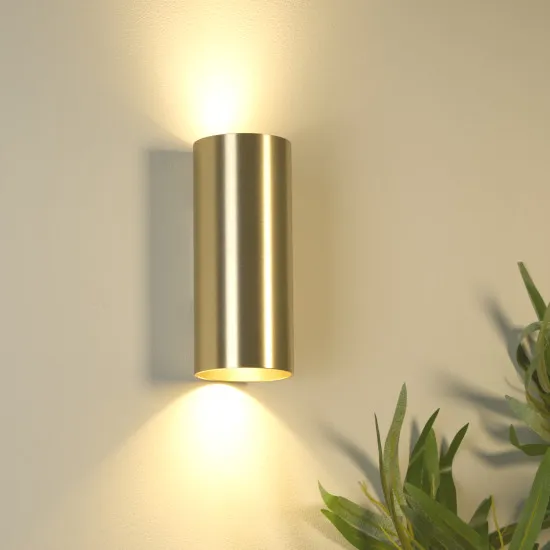 Searchlight Cyls arany falikar (SL-24125GO) GU10 2 izzós IP20