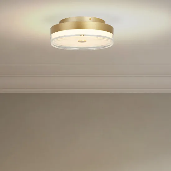 Searchlight Cyprus arany fürdőszobai LED mennyezeti lámpa (SL-42651-30GO) LED 1 izzós IP44