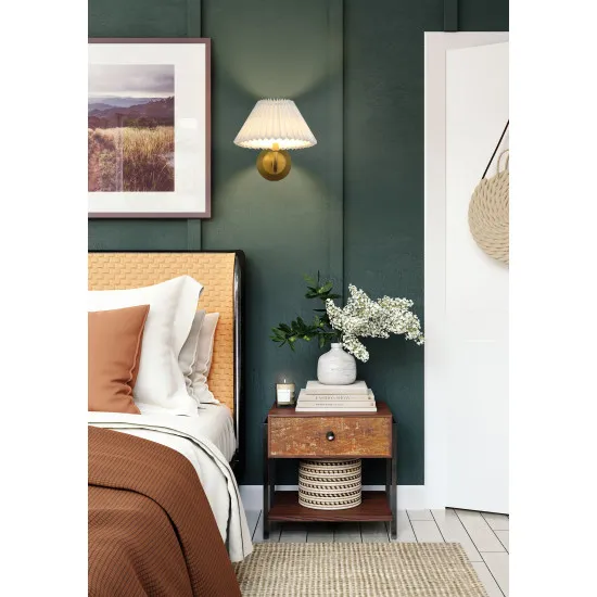 Searchlight Danish arany-fehér LED falikar (SL-23310GO) LED 1 izzós IP20