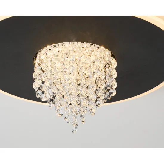 Searchlight Deluge fekete LED mennyezeti lámpa (SL-21126-32BK) LED 1 izzós IP20