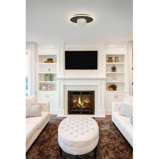 Searchlight Deluge fekete LED mennyezeti lámpa (SL-21126-32BK) LED 1 izzós IP20