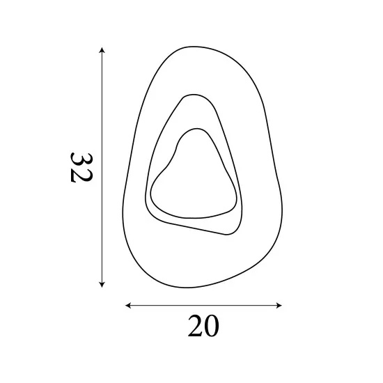 Searchlight Destiny sárgaréz-átlátszó LED fali lámpa (SL-32983PB) LED 1 izzós IP20
