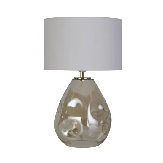 Searchlight Devon pezsgő-bézs asztali lámpa (SL-65420CP) E27 1 izzós IP20