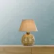 Searchlight Devon pezsgő-bézs asztali lámpa (SL-65420CP) E27 1 izzós IP20