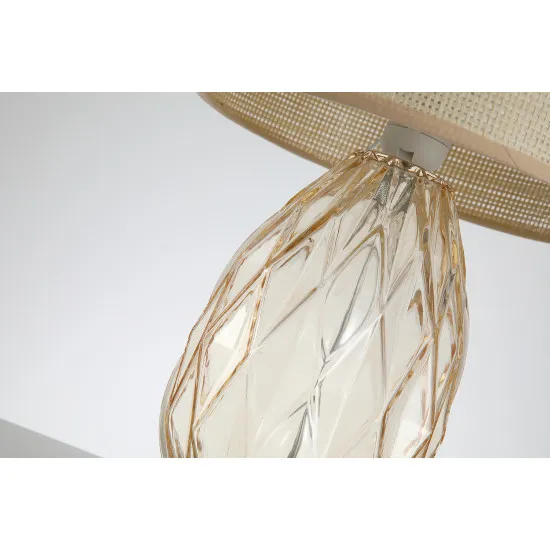 Searchlight Diane pezsgő-natúr asztali lámpa (SL-54636CP) E27 1 izzós IP20