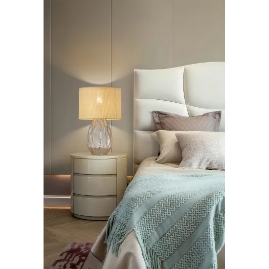 Searchlight Diane pezsgő-natúr asztali lámpa (SL-54636CP) E27 1 izzós IP20