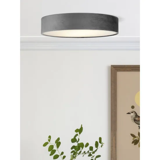 Searchlight Drum szürke mennyezeti lámpa (SL-23298-3GY) E27 3 izzós IP20