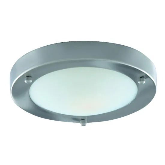 Searchlight Dublin ezüst fürdőszobai mennyezeti lámpa (SL-1131-31SS) E27 1 izzós IP44