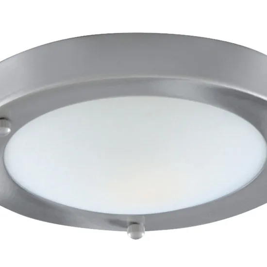 Searchlight Dublin ezüst fürdőszobai mennyezeti lámpa (SL-1131-31SS) E27 1 izzós IP44