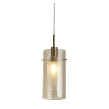 Searchlight Duo III bronz függesztett lámpa (SL-2301CP) E14 1 izzós IP20