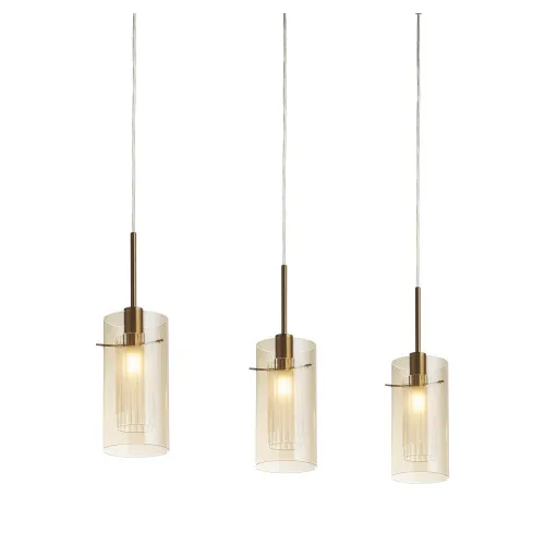 Searchlight Duo III bronz függesztett lámpa (SL-3303-3CP) E14 3 izzós IP20