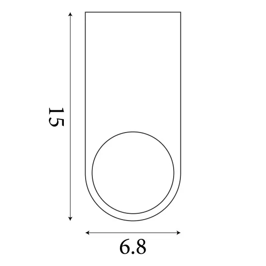 Searchlight Eiffel barna kültéri falikar (SL-8008-2RUS-LED) GU10 2 izzós IP44