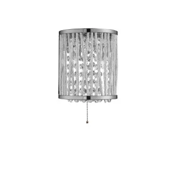 Searchlight Elise króm fali lámpa (SL-7222-2CC) G9 2 izzós IP20