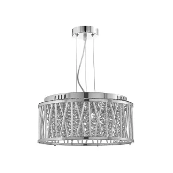 Searchlight Elise króm függesztett lámpa (SL-8334-4CC) G9 4 izzós IP20