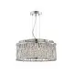 Searchlight Elise króm-átlátszó kristály függesztett lámpa (SL-8334-4CC) G9 4 izzós IP20