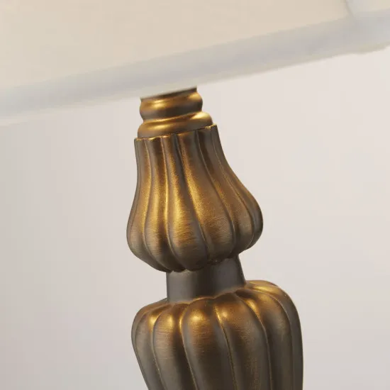 Searchlight Emily sárgaréz asztali lámpa (SL-46091WH) E27 2 izzós IP20