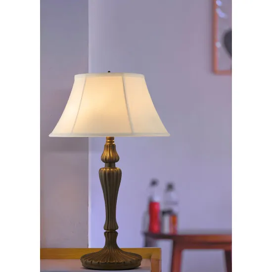 Searchlight Emily sárgaréz asztali lámpa (SL-46091WH) E27 2 izzós IP20