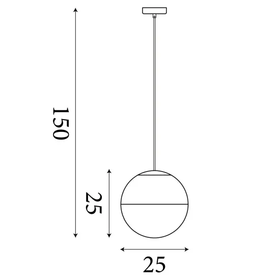 Searchlight Endor fekete-fehér függesztett lámpa (SL-24181BK) E27 1 izzós IP20